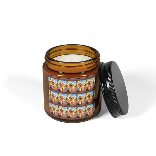 Amber Jar Soy Candle — Cozy Scented Candle (Orange-Spice, Cinnamon Vanilla, Coconut Cardamom, Passionfruit, White Sage & Lavender,